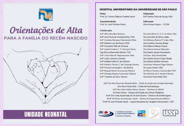 An illustrated booklet about premature infant care with standardised instructions written in plain and easy-to-understand language