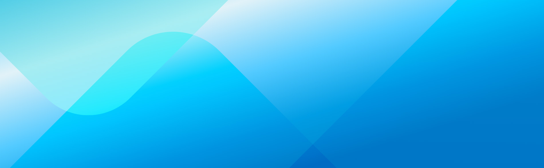 Abstract blue background with curved triangles