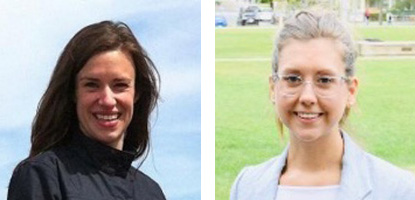 Elaine Moody and Brittany Barber