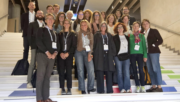 A group photo of employees from Cochrane Italy
