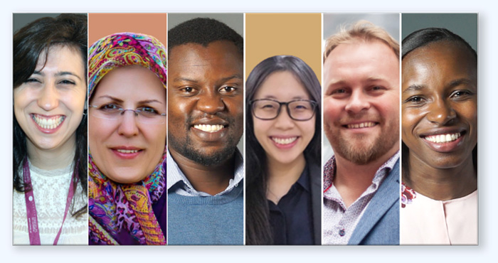A montage of some of the authors of JBI's Impact Stories
